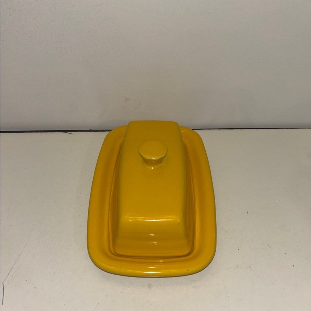 Fiesta ware Butter Dish XL in Sunflower - Picture 5 of 11